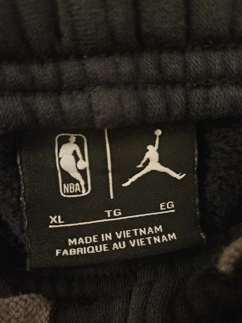 Jordan Brooklyn Nets Hoodie & Pants Set NBA 75th Anniversary Sz XL. Cool Grey